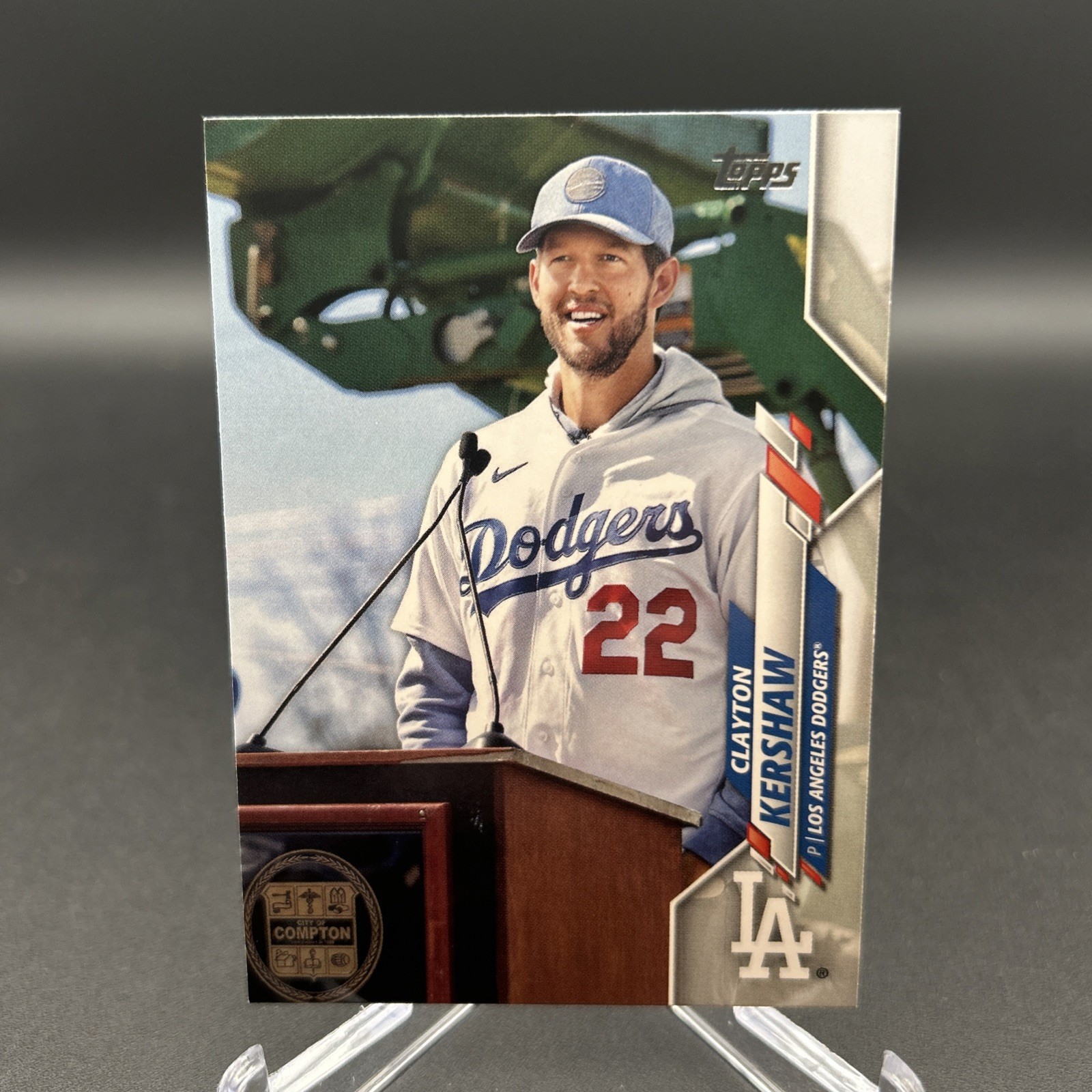 2020 Topps Update Clayton Kershaw Image Variation SP #U-237 Los Angeles Dodgers