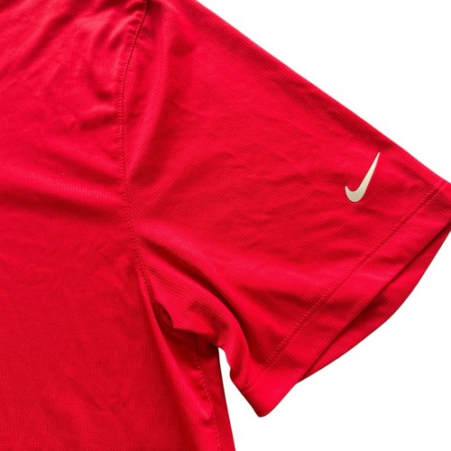 Nike Indiana Fever Polo Shirt Mens Large Red WNBA Caitlin Clark Dri Fit Golf - Picture 8 of 10