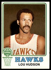 1973-74 Topps #150 LOU HUDSON  Atlanta Hawks  EXMT