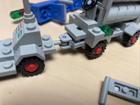 LEGO 483 Alpha-1 Rocket Base, Manual And parts Only.