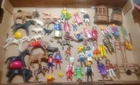 Vintage Playmobil 24 People Plus Animals And Accessories Shown