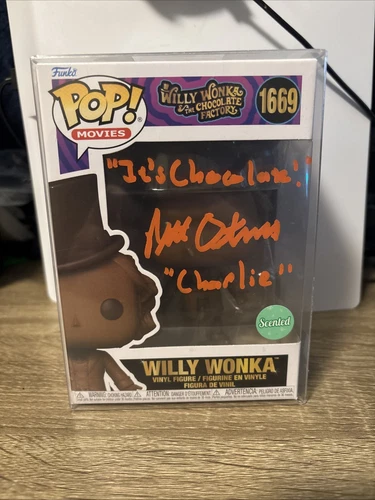 Funko Pop! Vinyl: Willy Wonka #1669 Scented Peter Ostrum Autographed