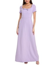 Carolina Herrera Square Neck Gown Women's Purple 2