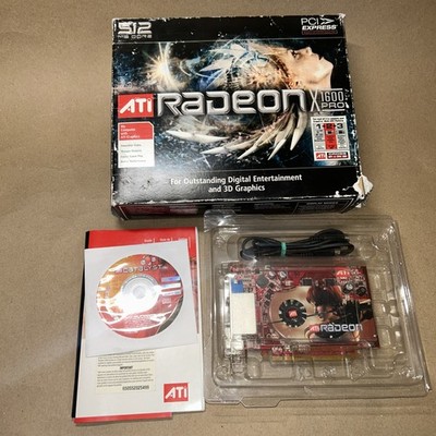 ATI Tech. ATI Radeon X1600 Pro (100-437509) 512 MB DDR2 SDRAM PCI Express