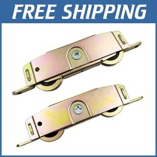 Durable Sliding Door Roller Set, 1-1/4" Wheels
