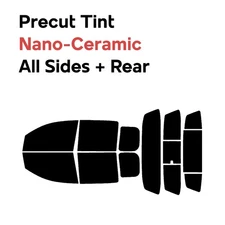 Precut Window Film Automotive Nano Ceramic Any % Tint for Nissan Titan 2004-2014