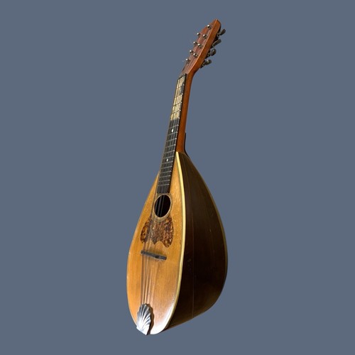 Antique “Improved Jupiter” Bowl-Back Mandolin w/ Case & Strings, Early 1900s - Picture 13 of 24