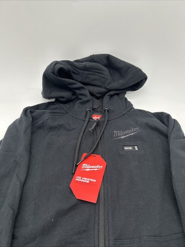 Milwaukee M12 US Size L Men's Heated Hoodie Kit - Black (306B-21L) Z79 - Picture 6 of 8