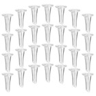  50-teiliges Silikon-Stiel-Set für Mini-Figuren – Hitzebeständige Silikonstiele