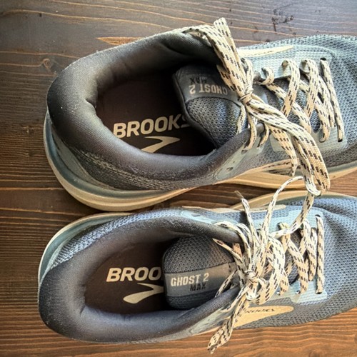 Brooks Ghost 2 Max Men’s Running Shoes Blue/White Mesh Lace Up US 8.5 B - Picture 3 of 6