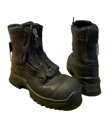 HAIX VTG #605106 AirPower X1 Leather Steel Toe Men's Work Fire Boot US 7M- Black