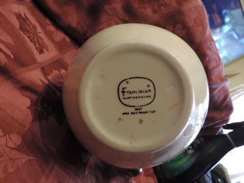 Vintage Franciscan Desert Rose Large 9" Pitcher EXCELLENT CONDITION LOOK - Picture 3 of 3