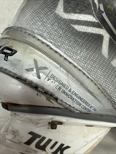 #2 PRO STOCK BAUER VAPOR HYPERLITE X HOCKEY SKATES SIZE 10.5 see notes No steel  - Picture 22 of 22