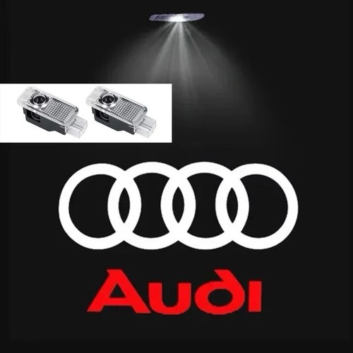 Lucci Sottoporta LED LOGO AUDI A4 B5 B6 B7 B8 B9 A1 A3 8V 8P 8L A5 A7 Q3 Q5 - Foto 2 di 3
