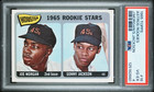 1965 Topps #16 Joe Morgan/Sonny Jackson  HOF  RC PSA 4 VG-EX CENTERED