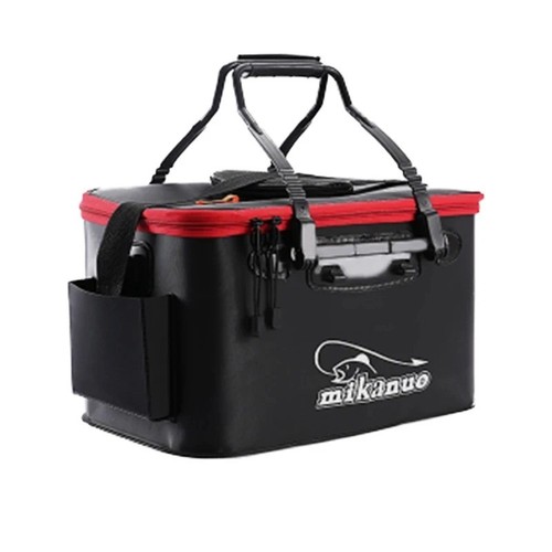 Tragbare Angeltasche Faltbarer Eimer Lebendfische Box Wasserbehälter Camping Pa - Bild 4 von 12