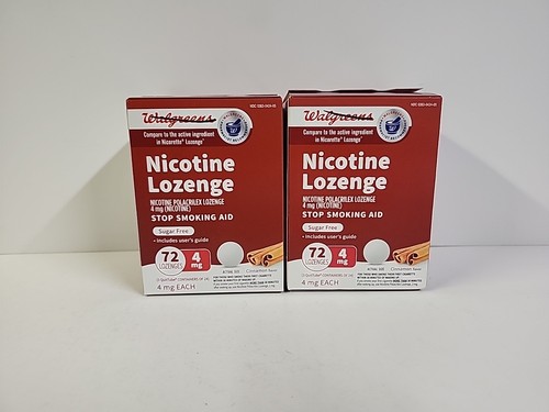 Nikotin Lutschtabletten 4mg Zimt Geschmack Box 72ct. (2 Kartons) 
