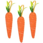 3 Stück Ostern-Hängeschaum-Karotten-Anhänger, Verzierung,