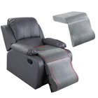 Foam Recliner Cushion with Leg Pillow for Elderly Large Square Seat Cushion W...