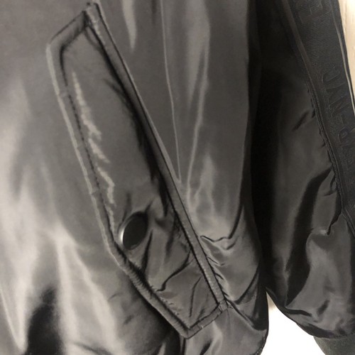 Express Bomberjacke Herren L Wende Camouflage schwarz grau durchgehender Reißverschluss Taschen - Bild 9 von 13