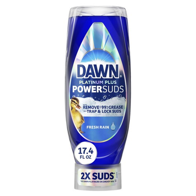 #ad Dawn Platinum Plus PowerSuds Liquid Dish Soap 17.4 Fl Oz Pack of 1 $9.08