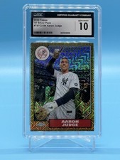 2022 Topps - Aaron Judge - ‘87 Silver Pack - Mojo Refractor - CGC 10 - Yankees