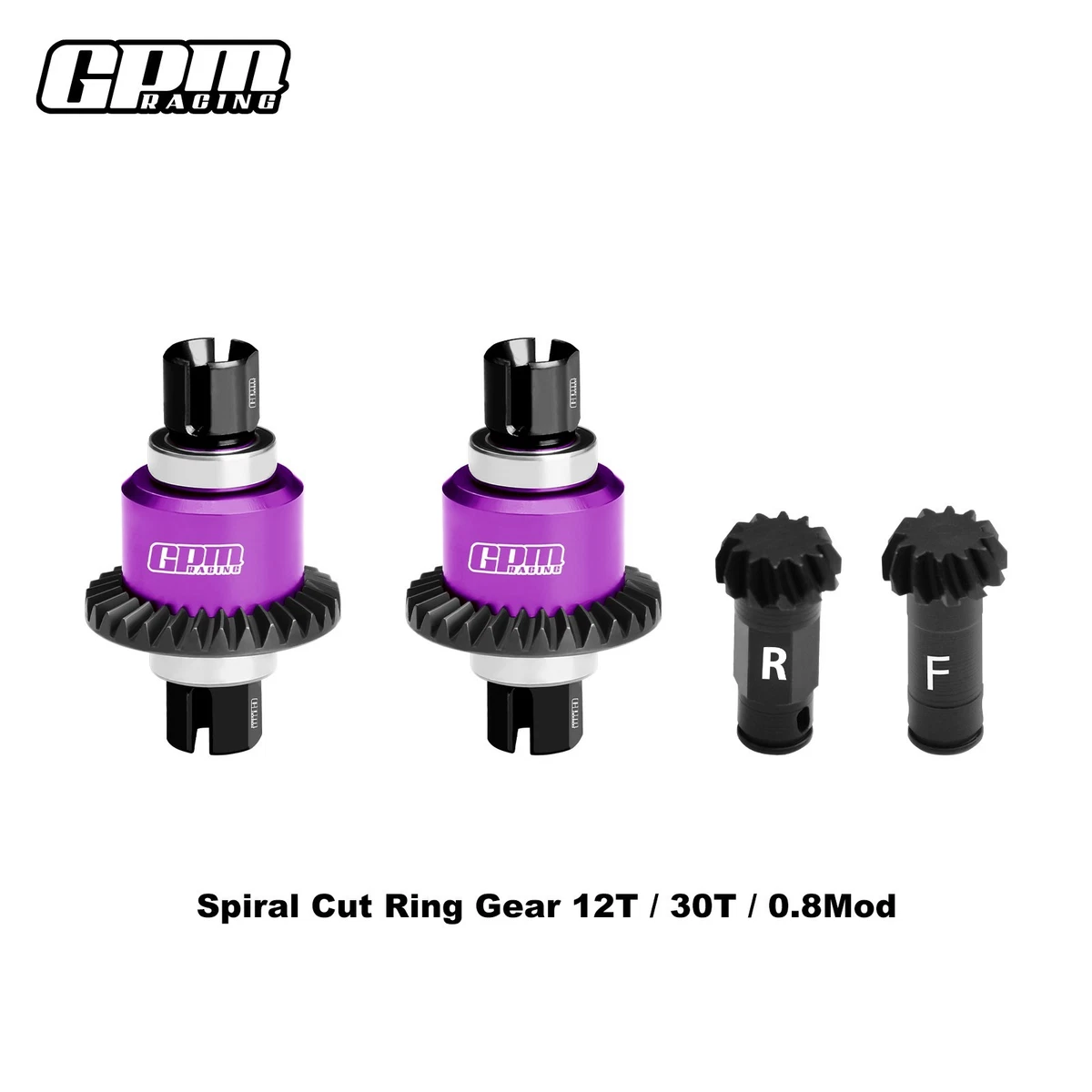 GPM 4140CS+7075 Alloy F&R Diffs Gear Set 12/30T ARRMA Granite