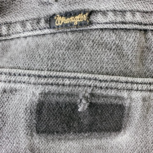 Wrangler Black Denim Pants Vintage - Picture 8 of 9