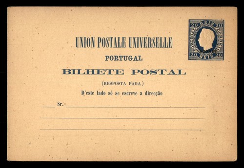 Mayfair Briefmarken Portugal 20 Reis geprägt Weltpostverein postfrisch Ganzsachen C