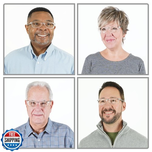 Clic Magnetic Reading Glasses for Men or Women, Soft Foldable Band, Computer - Picture 5 of 5