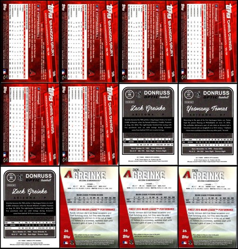 2017 Arizona Diamondbacks (96) Card Lot - LIMITED EDITION – RARE GEM - Picture 11 of 16