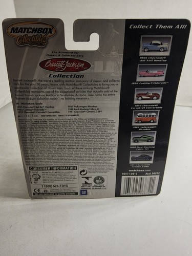 Matchbox Collezione Barrett-Jackson 2001 - 1955 CHEVROLET BEL-AIR HARD TOP - Foto 11 di 12