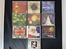 Lot Of 10 Random Christmas Albums On Audio CD Album Not Applicable