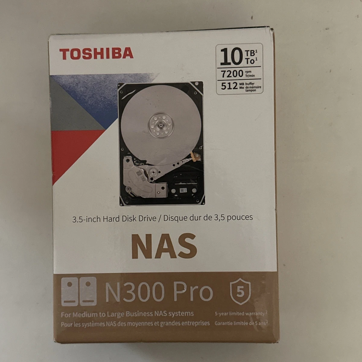 Toshiba Internal Hard Disk Drives 10 TB Storage Capacity for sale