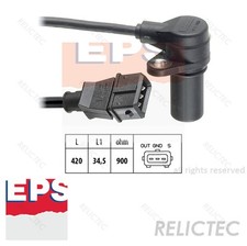 RPM Crankshaft Position Sensor Fiat Lancia:MAREA,BRAVO,BRAVA,Y,COUPE 7766251