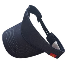 McDonald s Team Visor Blue Denim Snapback Hat Cap Vinyl Logo Apparel Collection