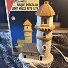 Lighthouse Light Up Figurine Collectible Decor Figurine Lamp #1012