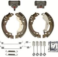 TRW Bremsbackensatz Brake Kit BK1767 FüR Fiat Ford RU8 500 KA Tdci Panda Classic