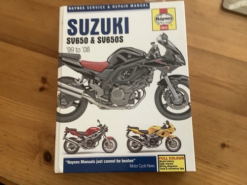 SUZUKI SV650 SV650S SV650A/SA SV650 SPORT '99-'08 OWNERS REPAIR MANUAL