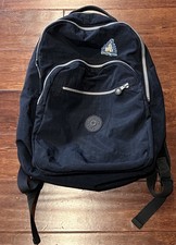 Zaino per laptop Kipling Seoul blu 17" x 12" XL regolabile tasca zip imbottito