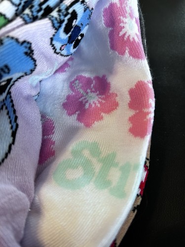 6prs Girls No Show Socks- LILO And Stitch- Size 4-10 Back 2 School - Picture 3 of 7