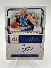 2024-25 National Treasures Jason Kidd Treasured Signatures On Card Auto /49 Mavs