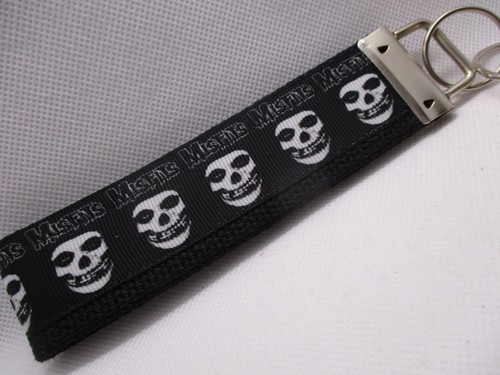 The Misfits Band Ribbon on Strong Correas Llavero, Muñequera (Punk Rock Americano) - Imagen 8 de 9