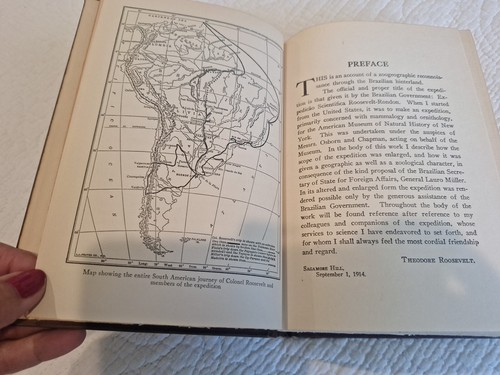THROUGH THE BRAZILIAN WILDERNESS - Theodore Roosevelt Expedition Amazon 1925 Map - Imagen 10 de 14