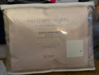 Northern Nights Queen Size Down Blanket Set Gold Shadow dot Thread Count 310