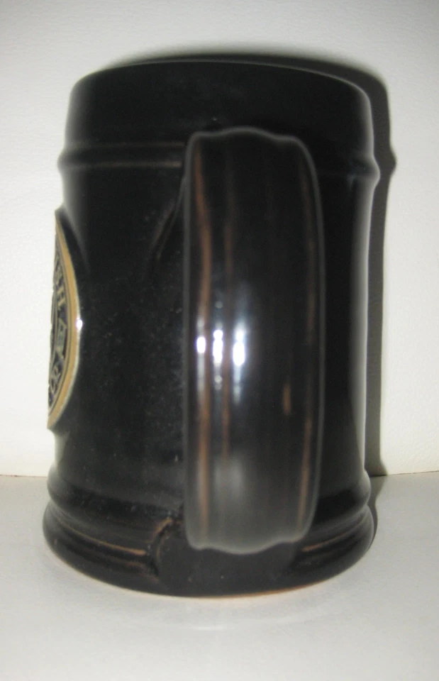 Taza de café Death Wish 2017 "Grim Reaper" Daneen Pottery 1589/5000 cerámica negra Foto 3 de 4