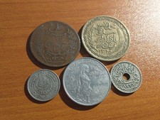 French Tunisia 5 10 Centimes Francs 1 Dinar 1892 1919 1946 1954  76 Protectorate