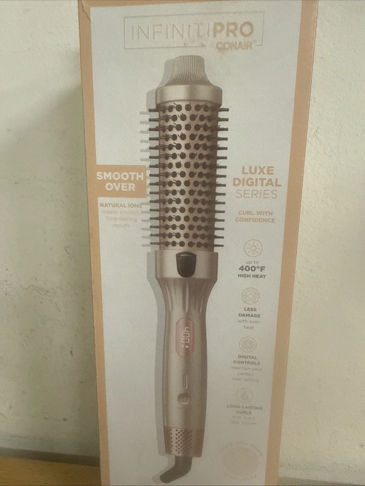 Rose Gold Tourmaline Ceramic Curl Brush By Conair Infinity Pro - Image 3 of 4