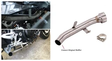 Fit For Suzuki GSX-S1000 2015-2022 Exhaust Middle Link Pipe Slip On Modified