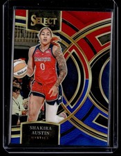 2024 Panini Select WNBA Red and Blue Prizm Shakira Austin 92/399 #139